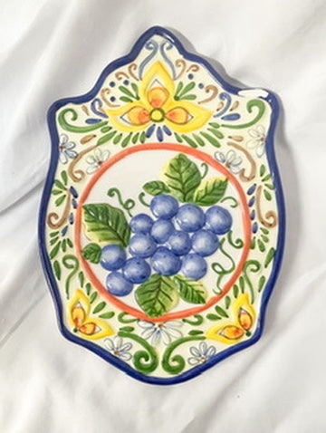 Majolica Decorative Ceramic Plaque