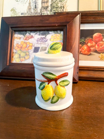 Lemon Ceramic Jars