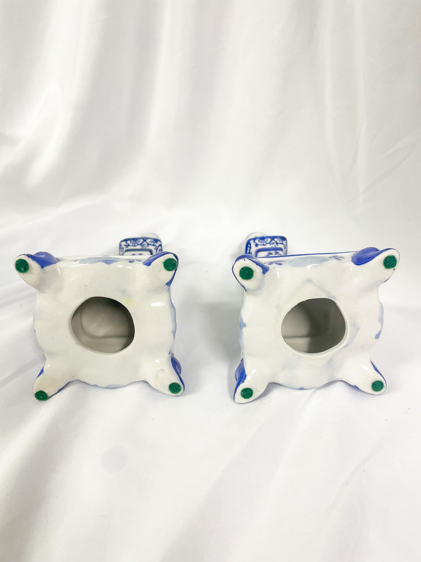 Vintage Ceramic Candlestick Holders