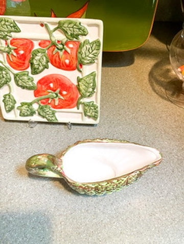 Vintage Seymour Mann Asparagus Gravy Boat