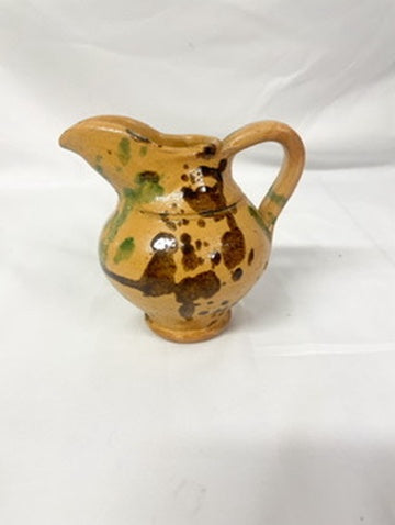 Antique Terracotta Oil Pourer Jug (Sourced In Cortona Italy)