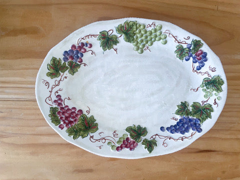 Vintage Grape Platter