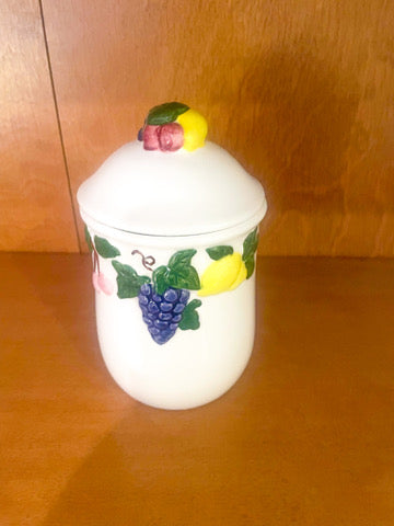 Vintage Ceramic Fruit Jar