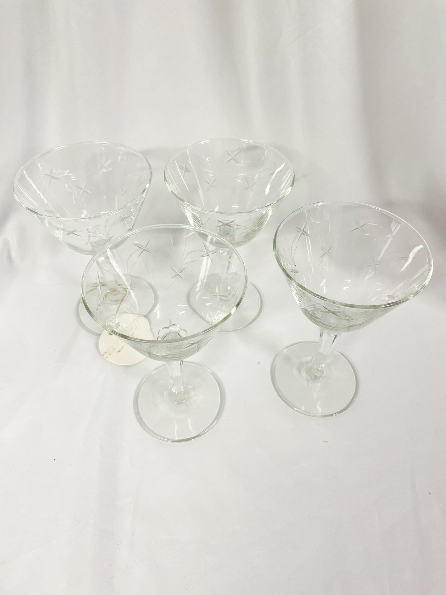 Starburst Champagne Glasses