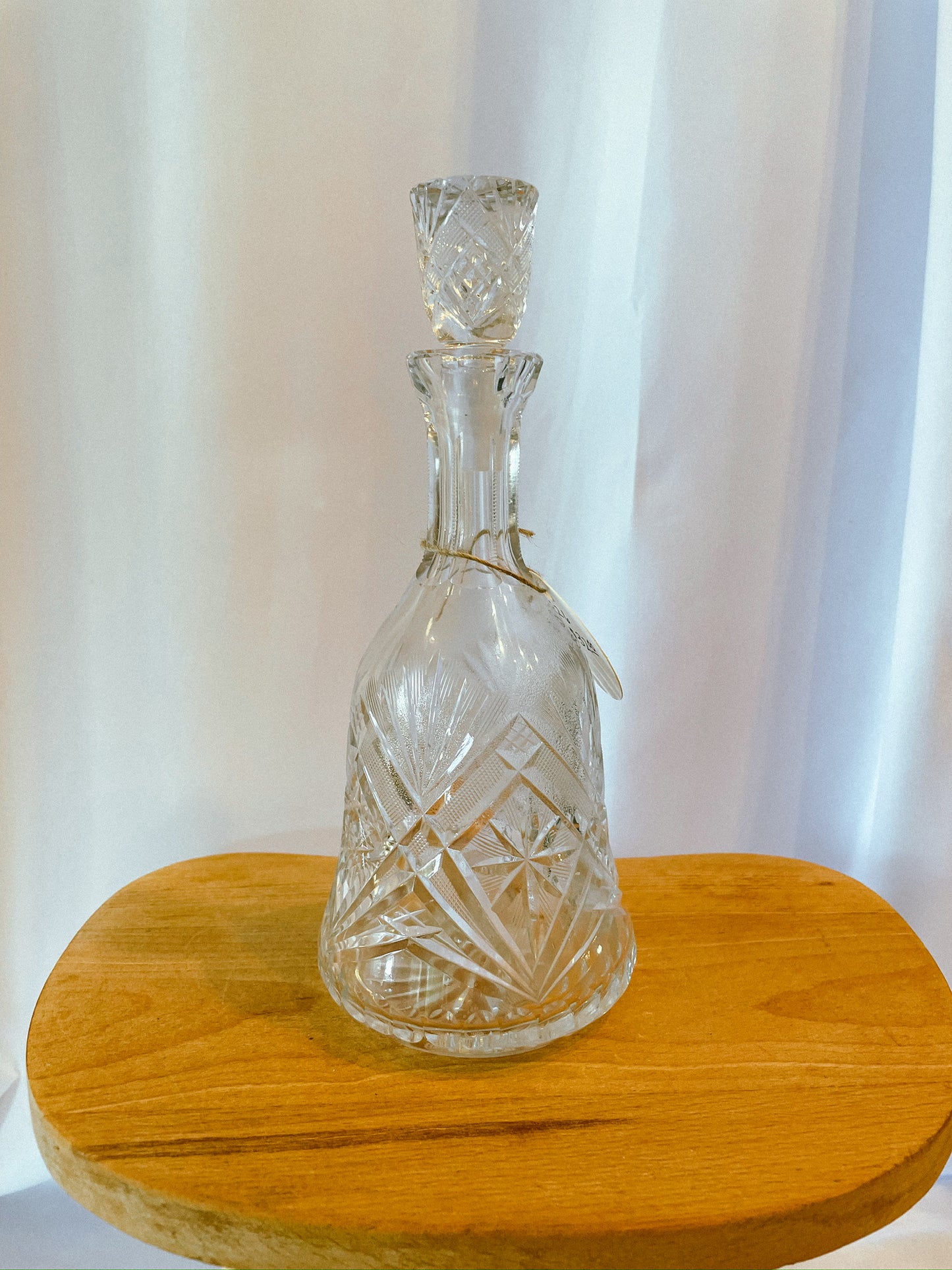 Cut Crystal Decanter With Stopper