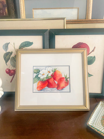 Strawberry Watercolor