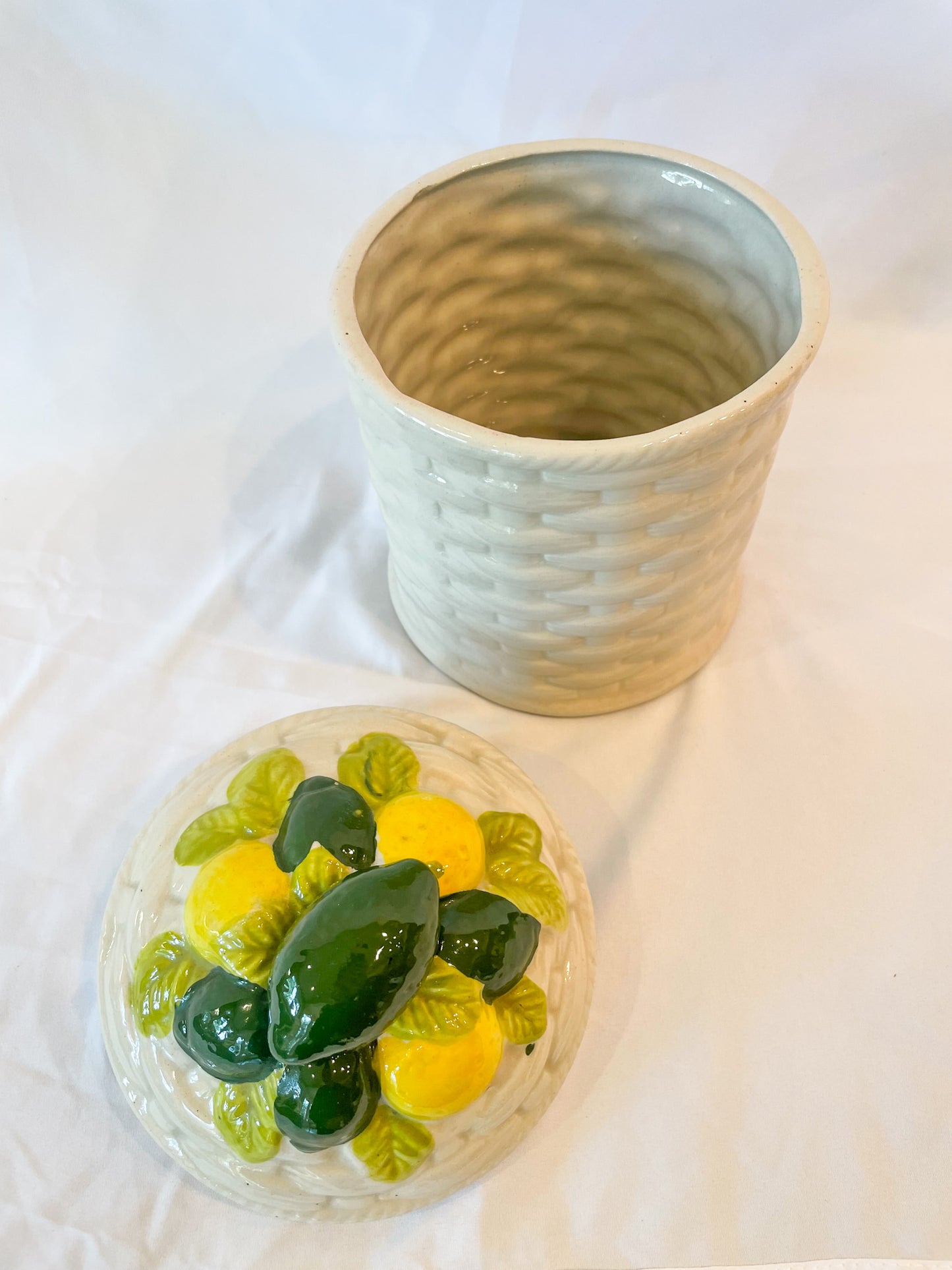 Lefton Lemon Lime Canister