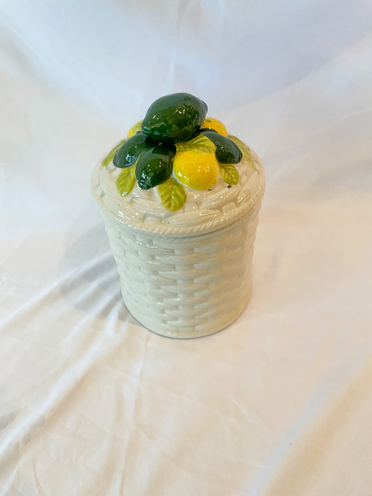 Lefton Lemon Lime Canister